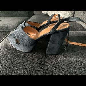 Coach platform sandals